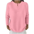 thumbnail image 2 of YueHuiYing Women's Sweaters Fall Fashion Clothes Trendy Knit Pullover Casual Long Sleeve Sweater Jumper Tops, 2 of 7