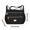 thumbnail image 3 of Women’s Crossbody Bag Large Capacity Shoulder Bag • Nylon Fabric Multi Pocket Organizer Purse • Lightweight Adjustable Strap for Travel Commute Daily Use, 3 of 6