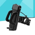 thumbnail image 4 of BRIGHTFUFU Soporte Universal para teléfono de motocicleta soporte giratorio de 360 ​​grados para bicicleta con puerto de carga USB de salida de 2,4 A para teléfono móvil GPS (negro), 4 of 7