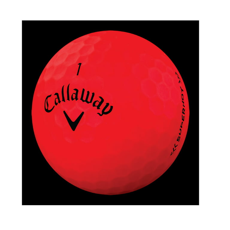 Callaway, Supersoft Matte Golf Ball Pack, Red