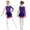 Purple, variant on iixpin Lyrical Dance Dress for Girls Asymmetrical Figure Ice Skating Competition Outfits Dancing Clothes Brown 12