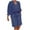 Navy, variant on Ashirexll Womens Summer Outfits, Two Piece Sets for Women, Solid Color Loose V-Neck Elbow Sleeve Top and Shorts Set