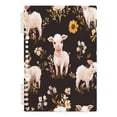 thumbnail image 2 of Notebook 8.3x5.7x0.4 Inch One Sizex2 Journey Note Diary Hardcover Notebook 60 Pages,80g Paper Writing Smooth and Not Easy to Break Cute Pretty Cartoon Lamb, 2 of 8