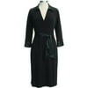 Women's Stretch Knit Wrap Dress