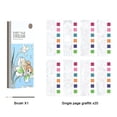 thumbnail image 1 of Gouache Graffiti Picture Book Color Filling Picture Book Graffiti Pocket Watercolor Book, 1 of 2