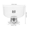 thumbnail image 2 of WRISTBIQUE Elegant Trifle Bowl Acrylic Transparent 1Set, 2 of 8