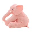 thumbnail image 1 of Elefante de peluche rosa de 15,7 pulgadas, suave y tierno, ideal para niños y decoración del hogar., 1 of 4