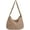 Khaki, variant on CoCopeaunt Retro Cotton Hobo Handbag for Women Girls Down Nylon Shoulder Bag Casual Tote