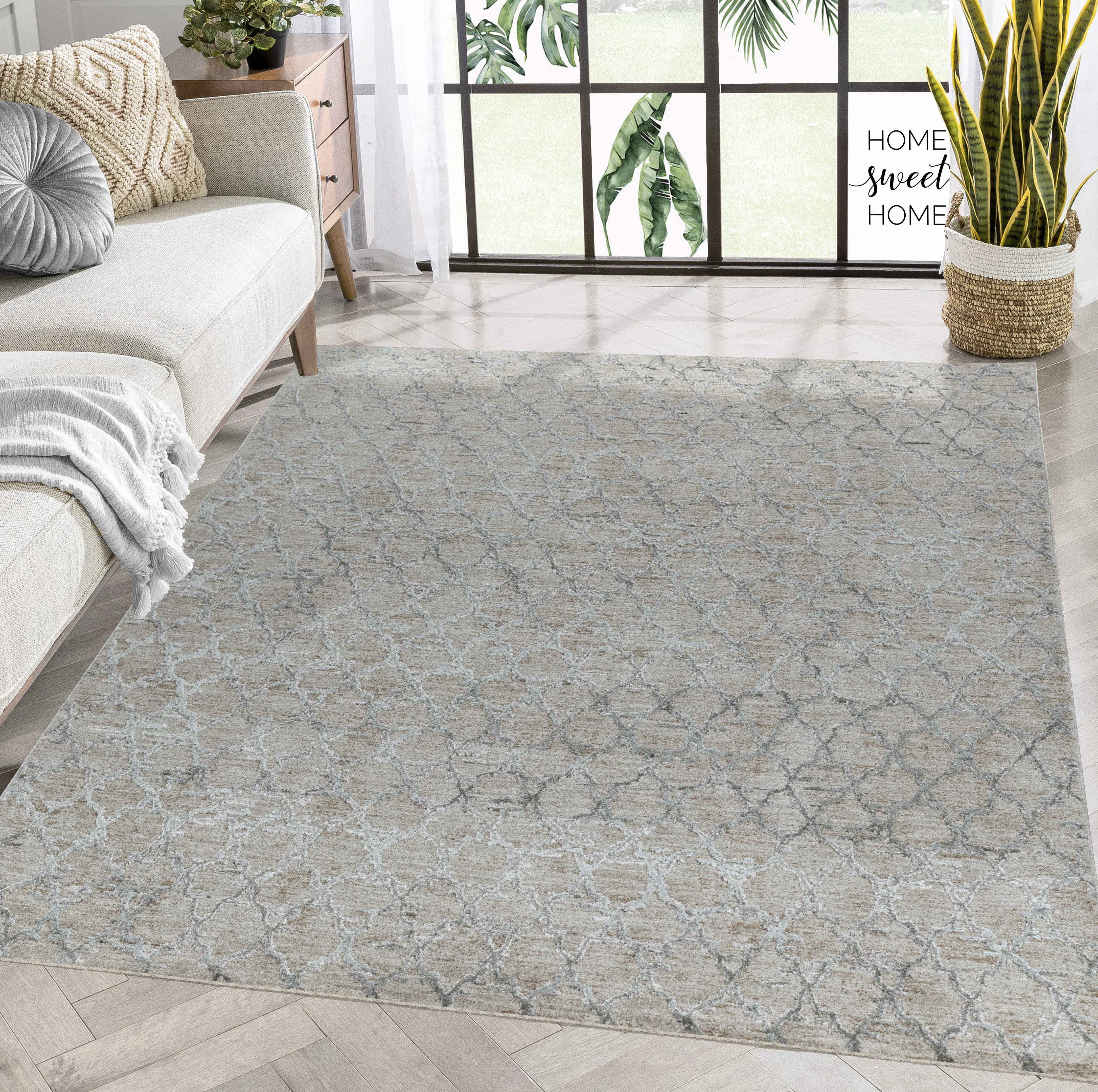 Rug Branch Melo Collection Modern Abstract Scandinavian Indoor Area Rug