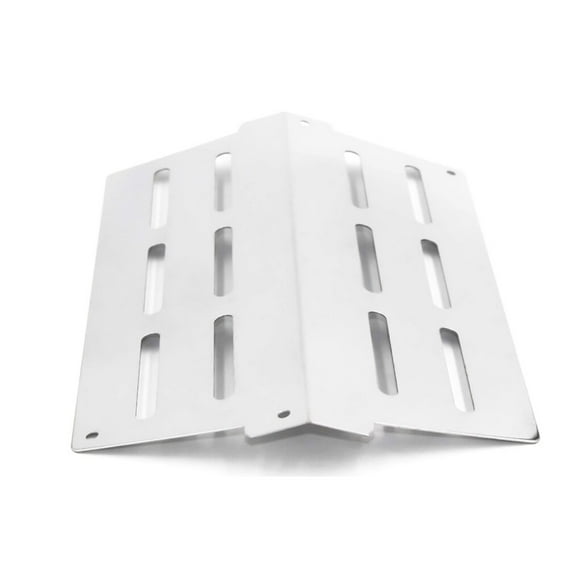 2pcs Barbecue Heat Deflectors Stainless Steel Grill Parts Heat Deflector Replacement for Weber Genesis 310 320 330