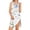 Light Green, variant on Women Floral Print Sleeveless Post Shoulder Surgery Dress Side Full Open Chemo Port Adaptive Nightgown, Light Green, Size M