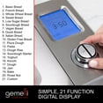 thumbnail image 3 of Gemelli 2LB Artisan Bread Maker, Stainless Steel w/ Digital Display, 3 of 6