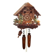 Engstler 11.5 x 12.5 Brown Analog Traditional Cuckoo Clock, 427