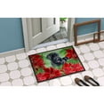 thumbnail image 2 of Giant Schnauzer Poinsettas Door Mat, 2 of 4