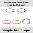 thumbnail image 4 of Bracelet Rope Lightweight Multi Color Chain Bracelets Size Waterproof Durable Charming Simple Unisex Fashion Jewelry Birthday Gift Travel Type 2, 4 of 7