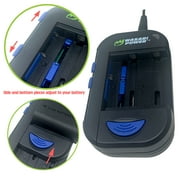 Wasabi Power Universal Camera Battery Charger Compatible with AA, AAA, Canon, Contour, Fujifilm, GoPro, JVC, Leica, Nikon, Olympus, Panasonic, Pentax, Ricoh, Samsung, Sony and more