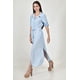 thumbnail image 2 of Vestido largo a rayas Roman Fashion /Juvenil, 1765-1 (Azul cielo) azul cielo M, 2 of 5