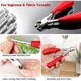 thumbnail image 5 of RAGUPEL YEESAM Podiatrist Toenail Clippers, Professional Thick & Ingrown Toe Nail Clippers for Elderly & Seniors, Red, 5 of 5