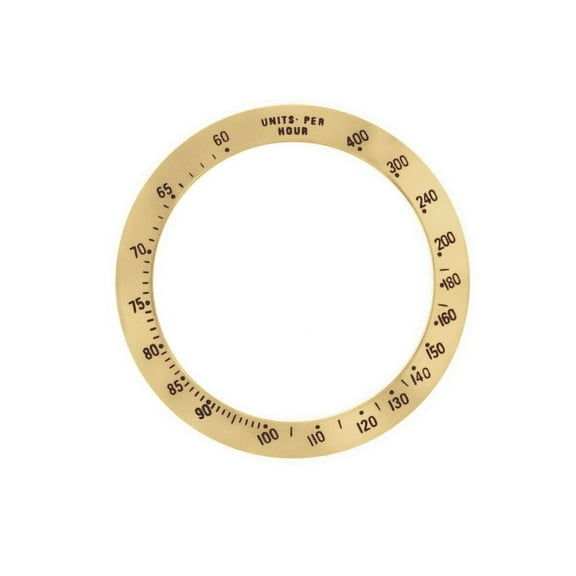 BEZEL INSERT FOR 40MM ROLEX  DAYTONA 116520 116589 116599 116598 116599 GOLD