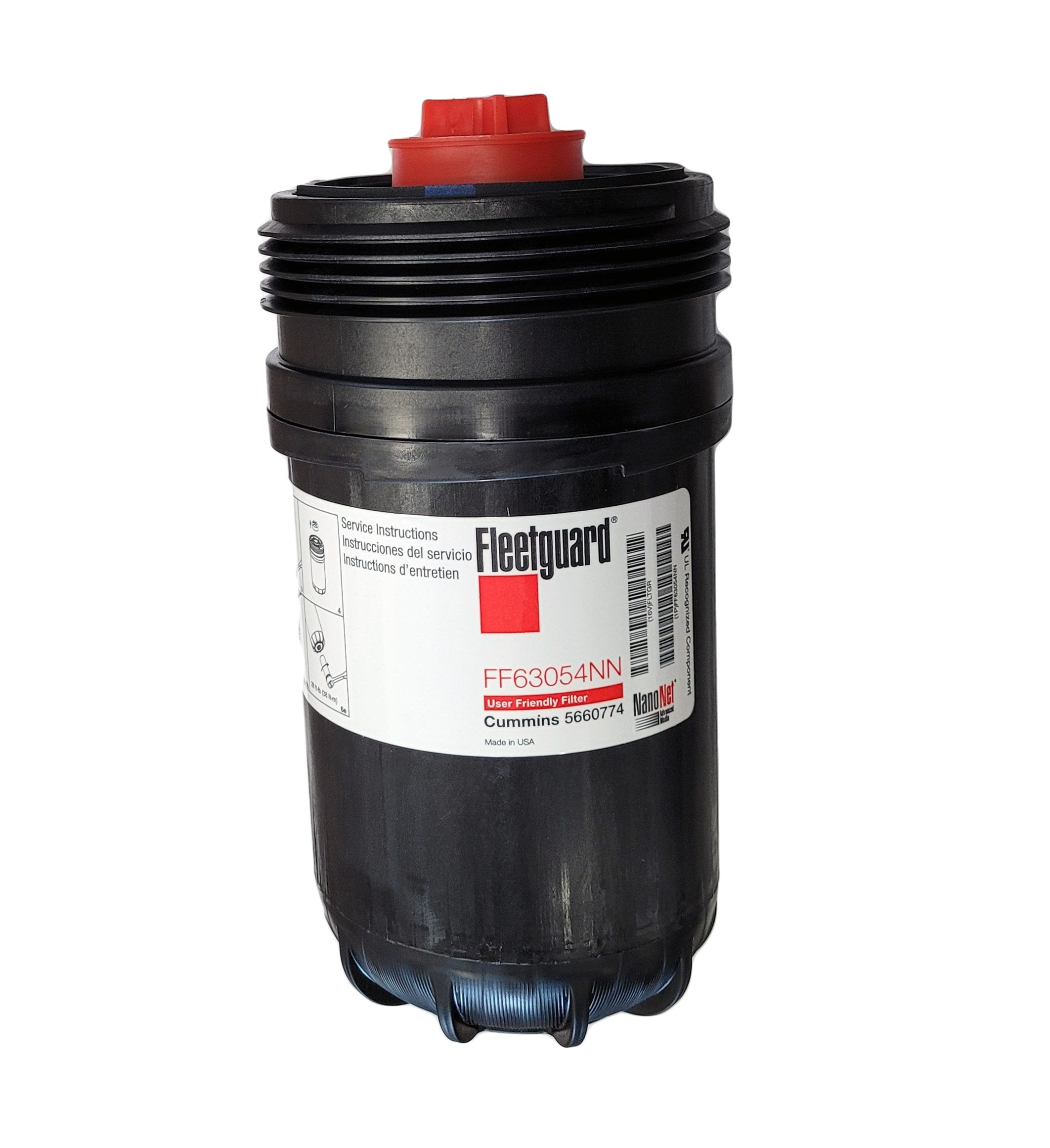 FF63009 Fleetguard Fuel Filter (Replaced By FF63054NN) - Walmart.com