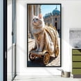 thumbnail image 2 of Kit Punto Cruz Gato Impreso Hilo Algodón Ecológico Bordado Arte 40x70cm 11CT, 2 of 9
