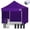 Purple, variant on Euromax Premium 10x10 Ft Ez Pop up Canopy Tent with Removable Sidewalls Bonus Wheeled Bag (Purple)