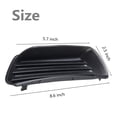 thumbnail image 3 of Genrics Pair Set Fog Light Hole Cover for 07-09 Toyota Camry TO2598103 TO2599103, 3 of 5