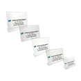 thumbnail image 2 of Small Counter Top Acrylic Sign Holder, Horizontal L Shaped Card Holder, 2.5" H x 3.5" W, 10 Pack, 2 of 3