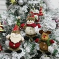 thumbnail image 5 of Decoración navideña, adornos de muñecos de peluche para Navidad, adornos colgantes para árboles de Navidad, adornos de muñecos de peluche para Navidad, gran rendimiento, 5 of 5