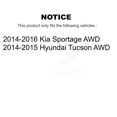 thumbnail image 2 of Front Rear Suspension Link Kit for Car Hyundai Tucson Kia Sportage AWD - Left Right Side (Driver Passenger) K72-100808, 2 of 2