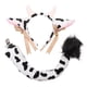 thumbnail image 1 of BRIGHTFUFU 1 Conjunto de la banda de peluche de felpa de ganado lechero Juego de cola para la fiesta Cosplay Accesorio, 1 of 7