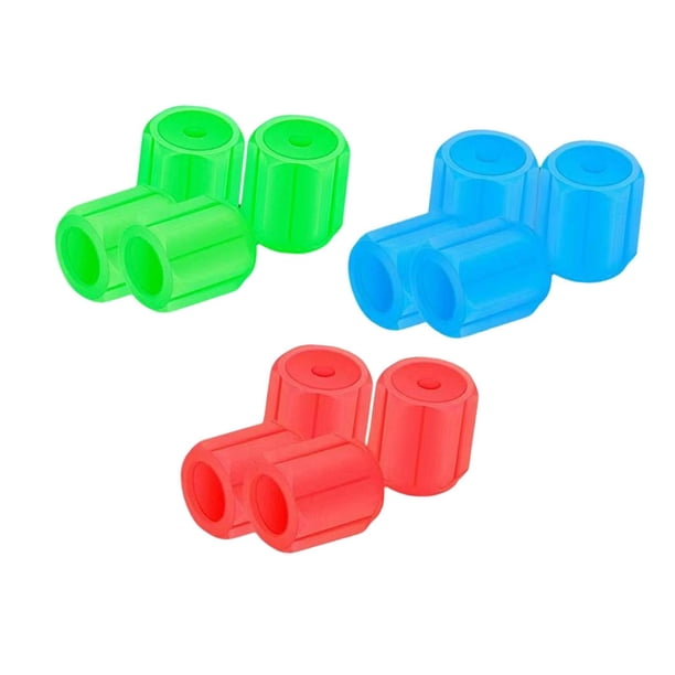 Tapas de vástago de válvula de neumático,Tapas de vástago de válvula de neumático de coche luminosas universales,Tapacubos Cubierta Noctilucous Iluminado,Accesorios de tapa de vástago de