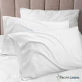 thumbnail image 4 of Pacific Linens White Pillowcases 12 Pack 200 Thread Count Poly Cotton King Size, 4 of 7