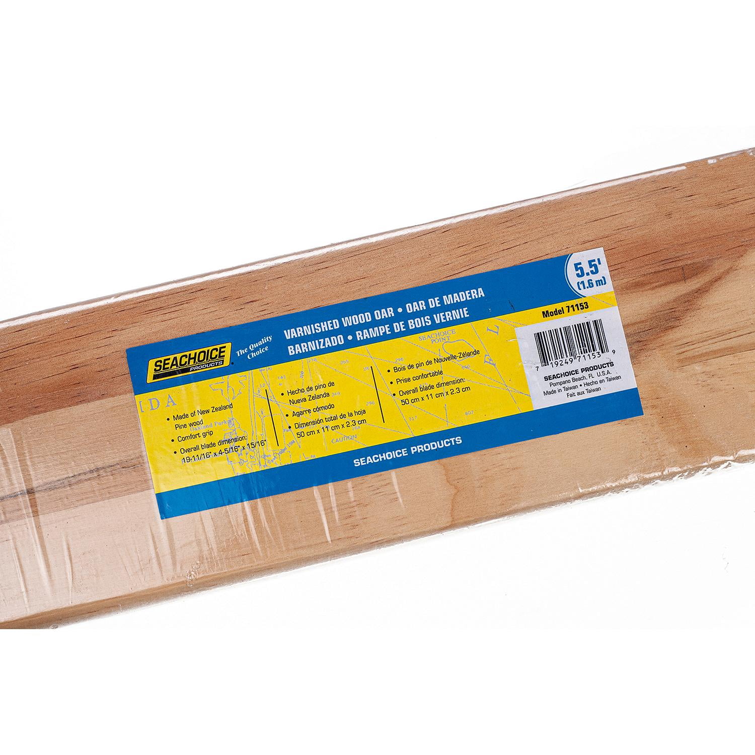 Seachoice Premium Varnished Oar with Comfort Grip