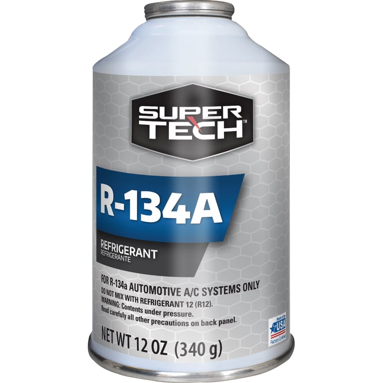 Super Tech R-134a Automotive Refrigerant, 12 oz, 4 pack - Walmart.com