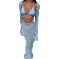 thumbnail image 1 of DGMIOCS Ensemble Tankini pour Femmes Bikini Bleu m, 1 of 4