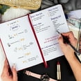 thumbnail image 4 of Clever Fox Dotted Journal 2.0 –Dot Grid Notebook 120 GSM, No-Bleed Paper, Stickers A5 - Wine Red, 4 of 7