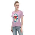 thumbnail image 4 of Women's Basic Short Sleeve T-Shirt Doraemon, 4 of 6