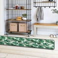 thumbnail image 4 of Dreamtimes Summer Palm Leaves Hallway Runner Rug 2'x6' Kitchen Rug with Rubber Backing Tropical Rainforest Non Slip Entryway Rug Runner Washable Soft Area Rug for Hallway Bedroom Kitchen Decor, 4 of 6