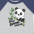 thumbnail image 4 of Inktastic My Great Grandma Loves Me Cute Panda Boys or Girls Baby Bodysuit, 4 of 5