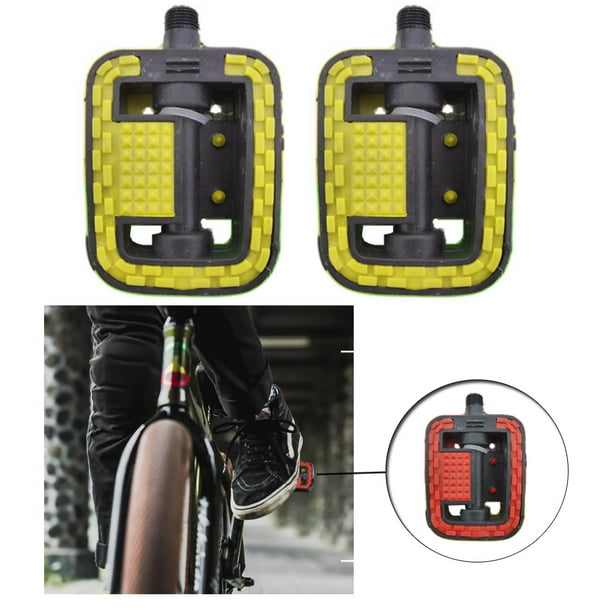 2 Bike Pedals Bicycle Pedal Set Replacement Universal Pair Road Cycling