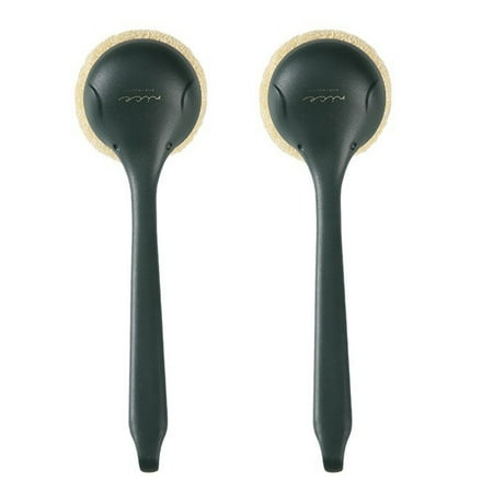 

2 long handle pan brushes dish brushes kitchen pan cleaning balls kitchen cleaning brushes