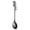 black, variant on THLKIF Novel Parrot Shaped Stainless Steel Spoon, Multicolor Long Handled Coffee Stirring Spoon, Practical Decorative Table Spoon for Dessert Daily Drinking
