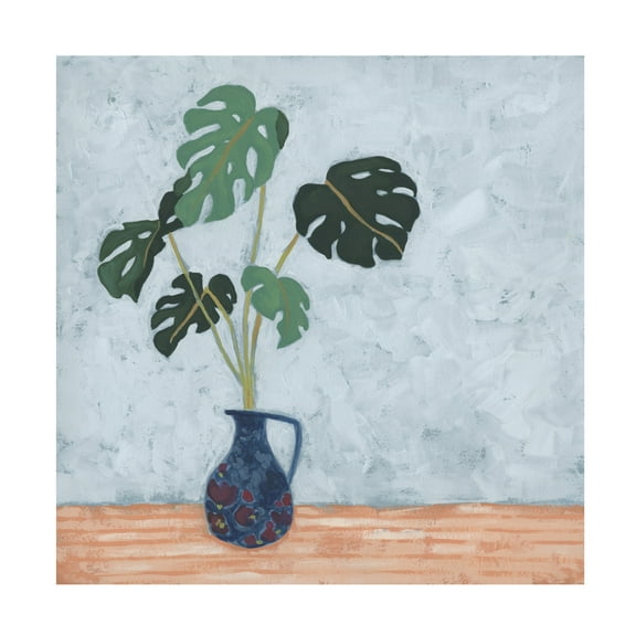 June Erica Vess 'Parlor Monstera II' Canvas Art