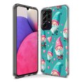 thumbnail image 2 of For Samsung Galaxy Z Flip 4 Turquoise Pink Hearts Gnomes Design Hybrid, iPhone 13, 2 of 8
