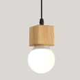 thumbnail image 1 of (Type A)E27 Creative Pendant Lights Industrial Wood Ceiling Light Modern Lighting Pendant Lights Ceiling Lights Lighting, 1 of 5