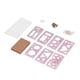 thumbnail image 5 of Juego de cortadores de arcilla polimérica, 7 formas geométricas, Kit de fabricación de pendientes de arcilla plástica artesanal, con gancho para la oreja, anillos para saltar, cartón, 5 of 14