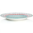 thumbnail image 3 of Gibson Home VIllage Vines 14" Fine Ceramic Oval Platter in Multi, 3 of 5