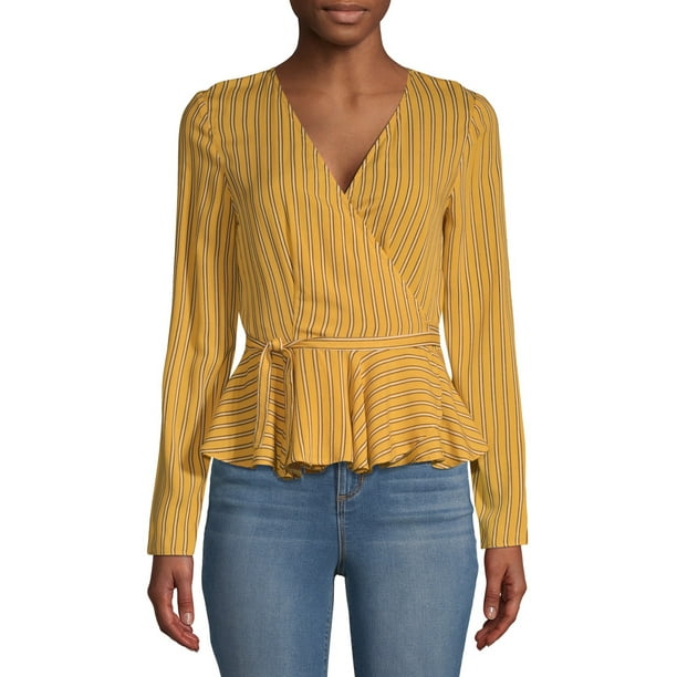 L.N.V. Women's Peplum Blouse