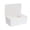 b-Multicolor, variant on Clear Wood Lid Tissue Box Holder, 5.1"x5.1" Waterproof Round Plastic Container for Wipes, Toilet Paper and Facial Tissues, Bathroom/Kitchen/Office Storage